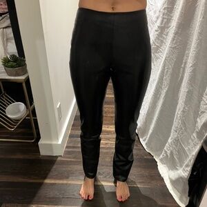 Michael Hoban leather pants - size 2 perfection - for long legs!